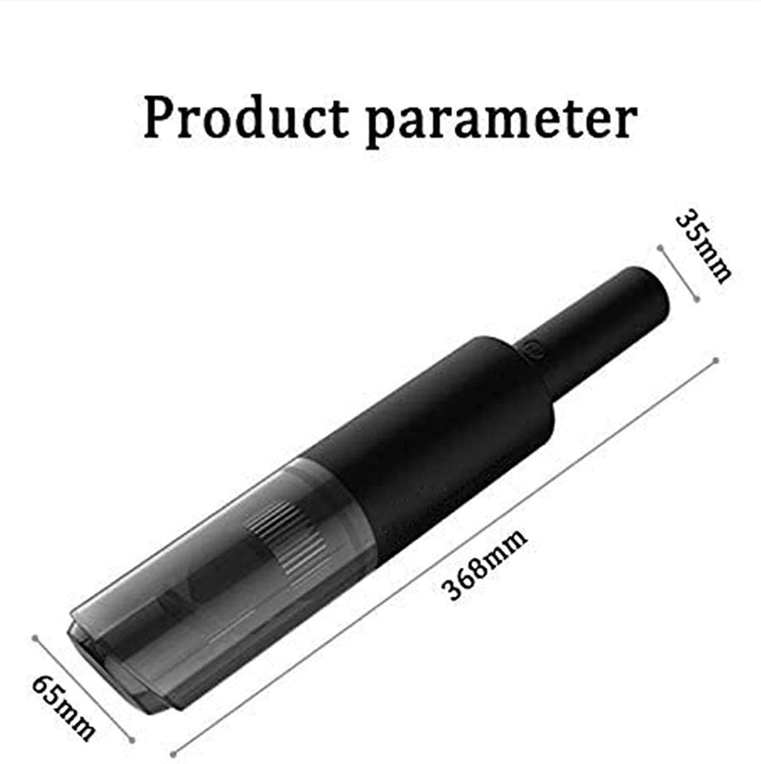 Aspirapolvere Portatile, Aspirapolvere per Auto a cordone con 5,5KPA Forte aspirazione e 120W ad Alta Potenza, Litio Ricaricabile Portatile per Uso Secco e Umido