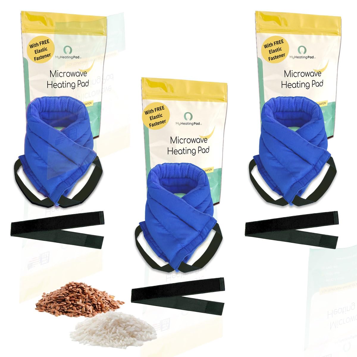 Microwavable Heating Pads for Lower Back, Neck, and Shoulder Pain Relief - Moist Microwave Heating Pad for Muscles and Joints - Microwave Hot Pack