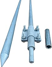 Deep Earth Earth Hot-Dip Galvanised Set Diameter 16 2 x 1500 mm According to DIN EN 62561 3.0 m 3000 mm