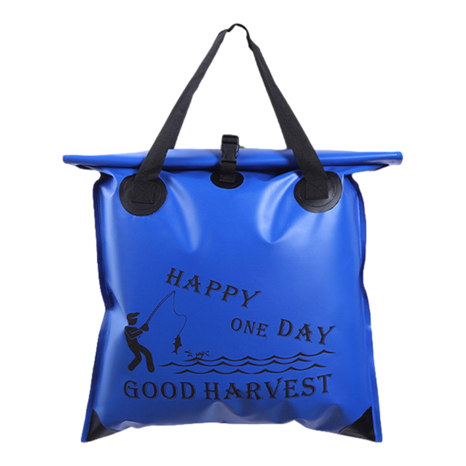 Borsa Da Pesca Impermeabile MAGT - Tascabile Pieghevole In PVC, 31x22 Cm, Blu