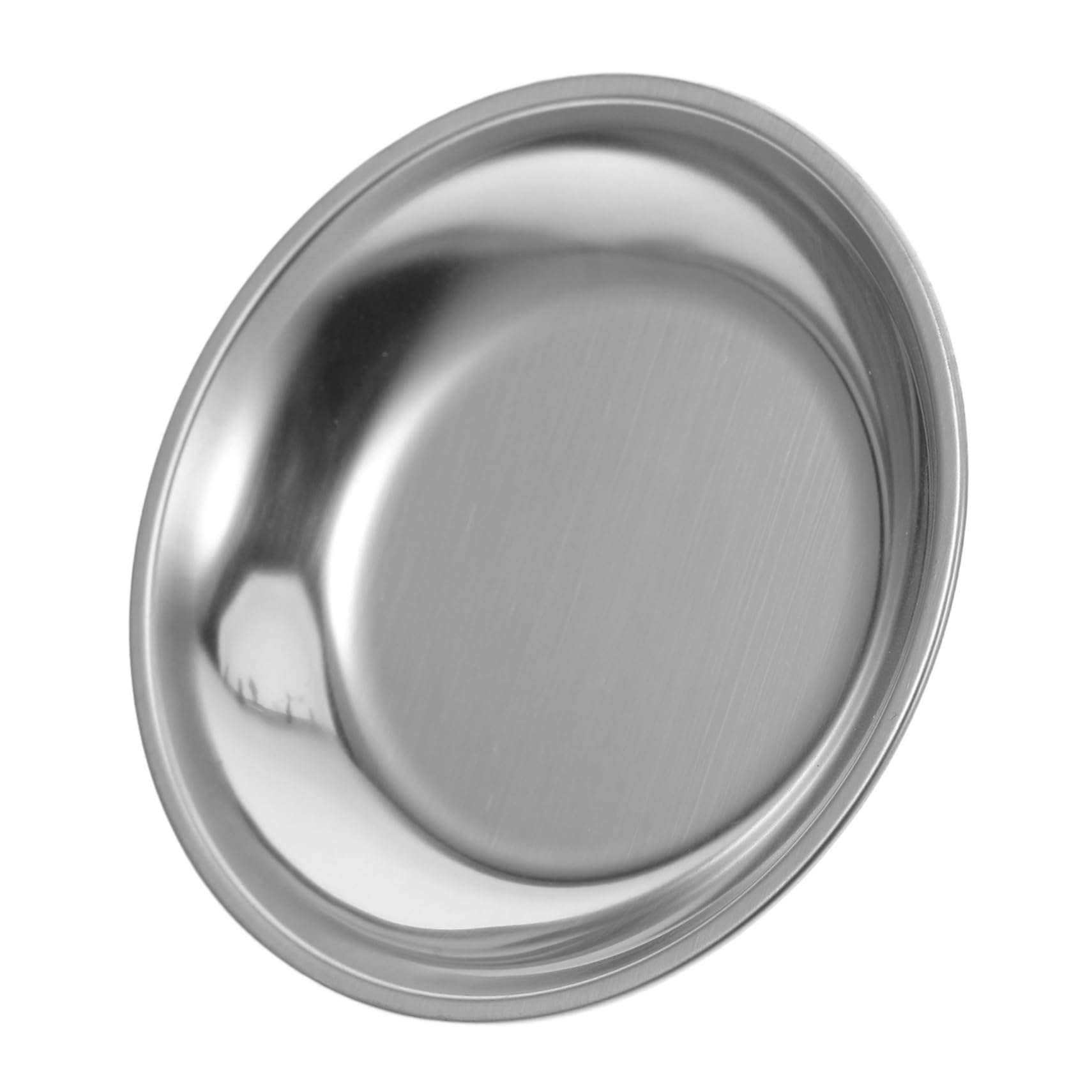 GRIRIW Small Coasters Beverage Coasters Metal Tea Bag Organizer Round Saucer Easy Clean Drip Tray