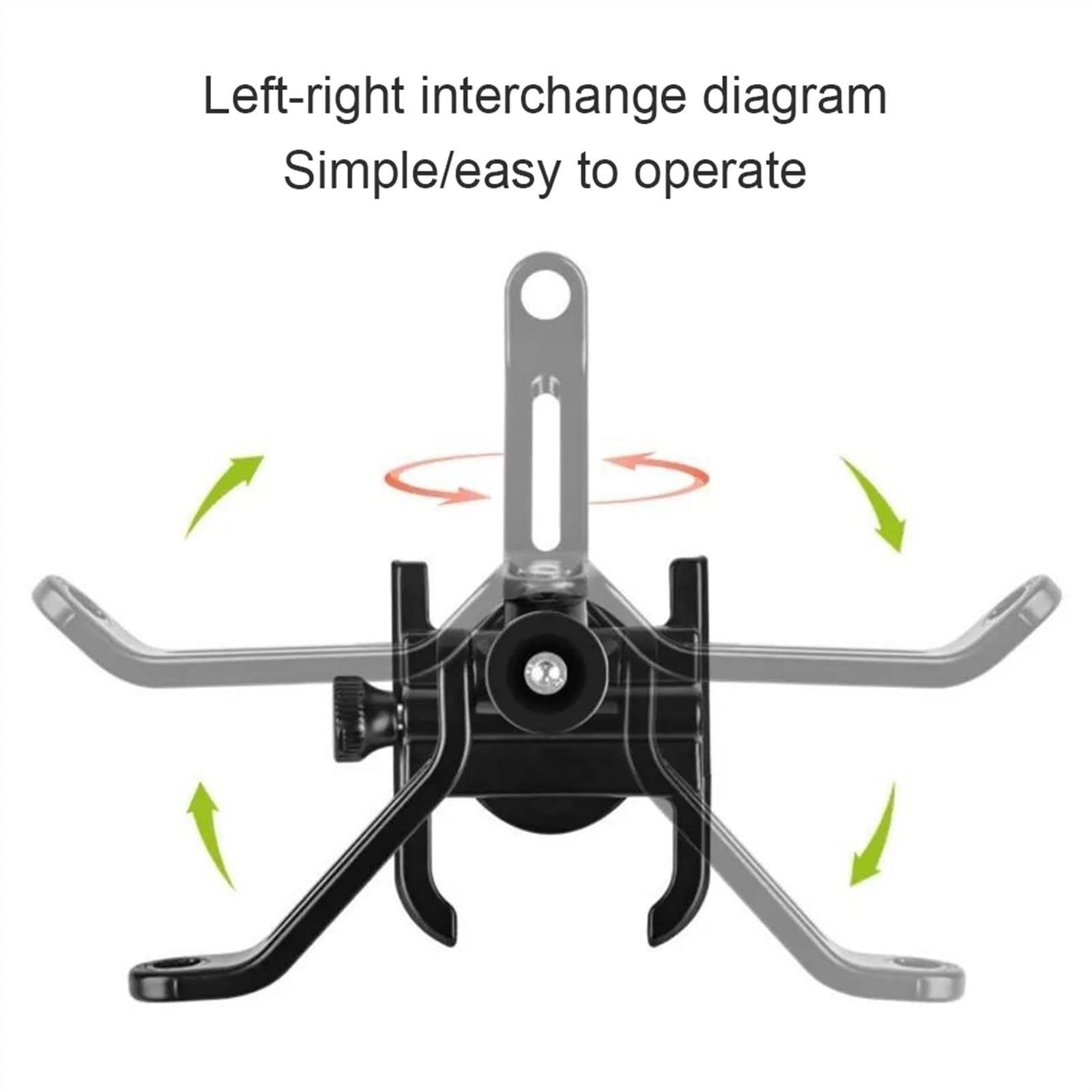 Supporto Per Telefono Moto Scaffale Di Fissaggio Manubrio Retrovisore Staffa Fissa Staffa Di Navigazione GPS Parti Di Modifica Moto Staffa navigazione GPS