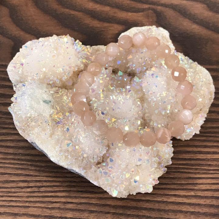 オーロラクォーツクラスター水晶クォーツ鉱物浄化パワースポット原石