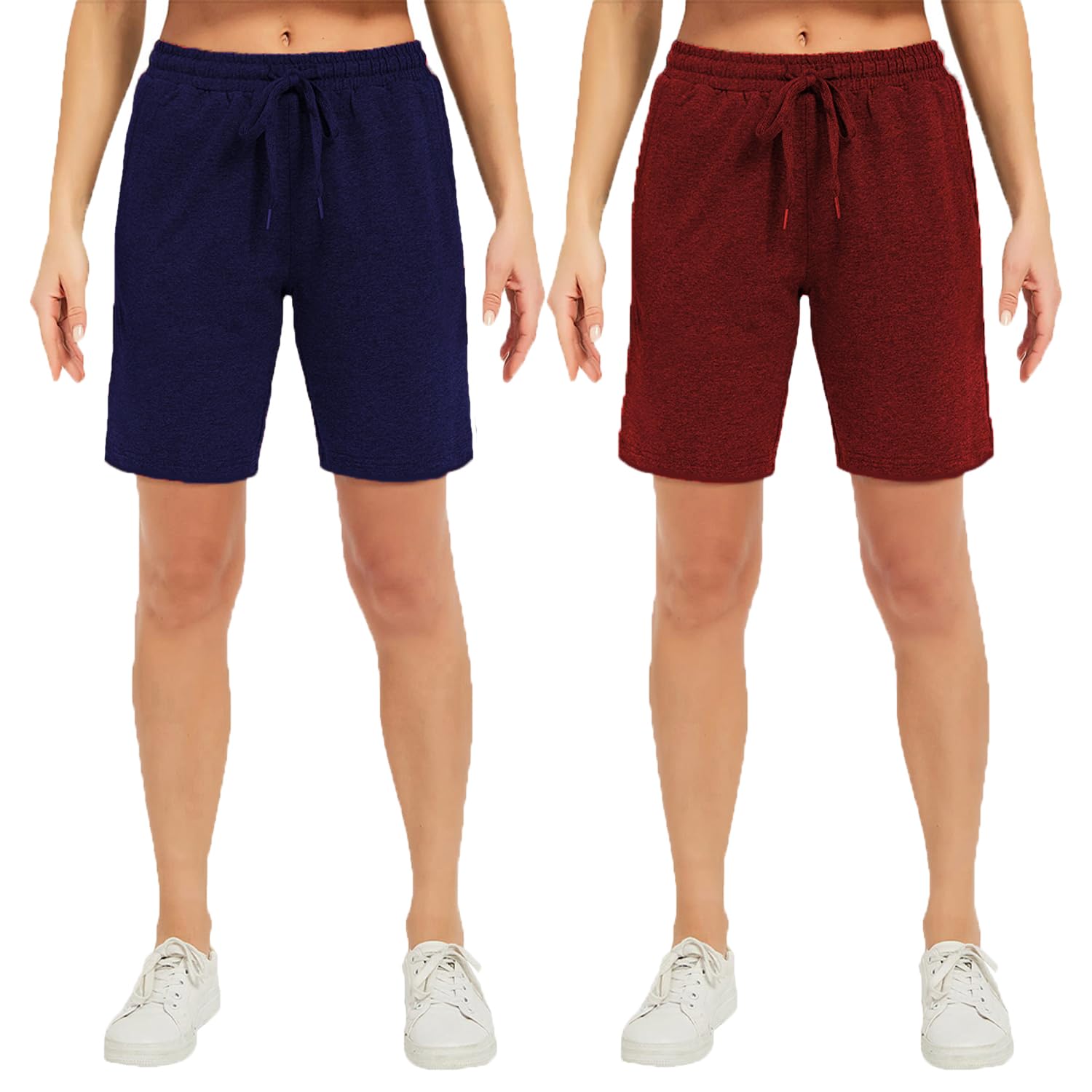 brand flex Premium Cotton Shorts - Regular Fit Printed Women Shorts Combo of 2 Pack-picture-53