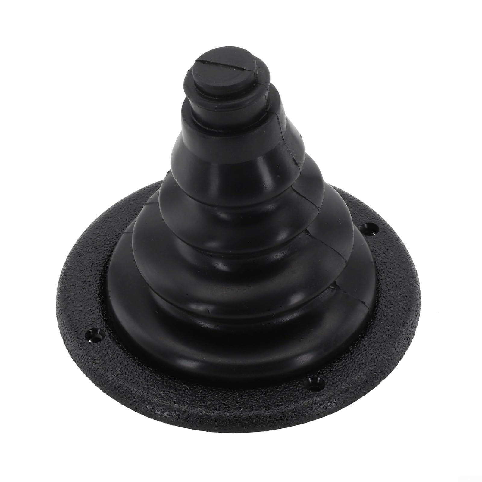 Cuffia in gomma per cavi del cambio per barche, yacht e navi, copertura protettiva a soffietto per barche a motore, 102 x 120 mm, nero o bianco (nero)
