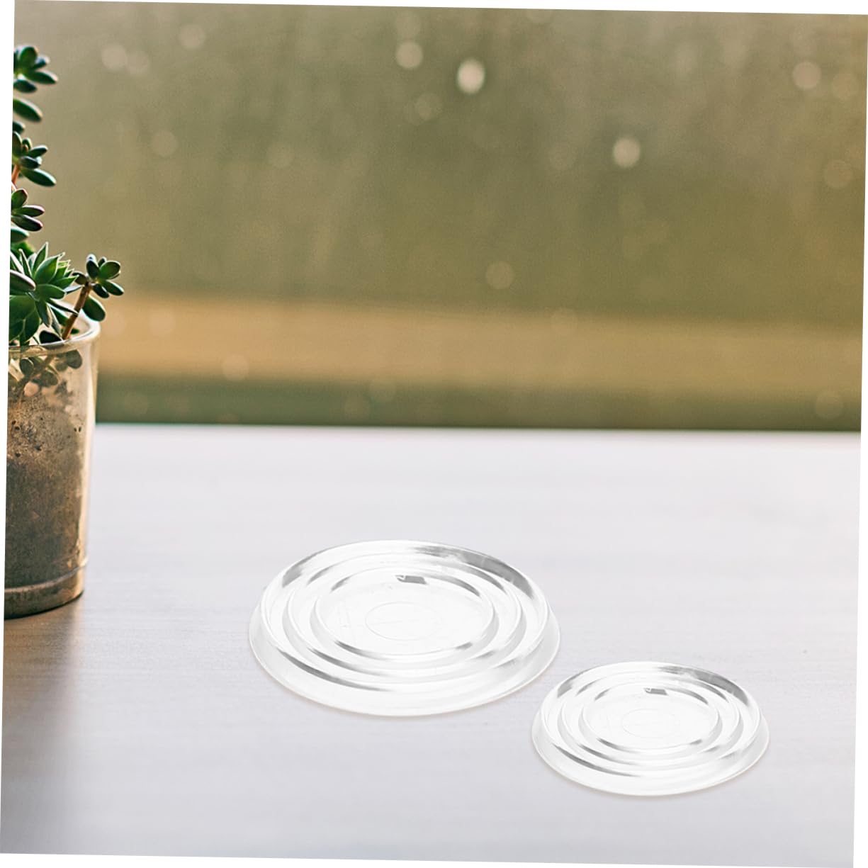 100pcs Bumper Pads for Glass Tables and Cabinets Sturdy PVC Material Easy Installation Non- Bumpers for Protecting from Scratches