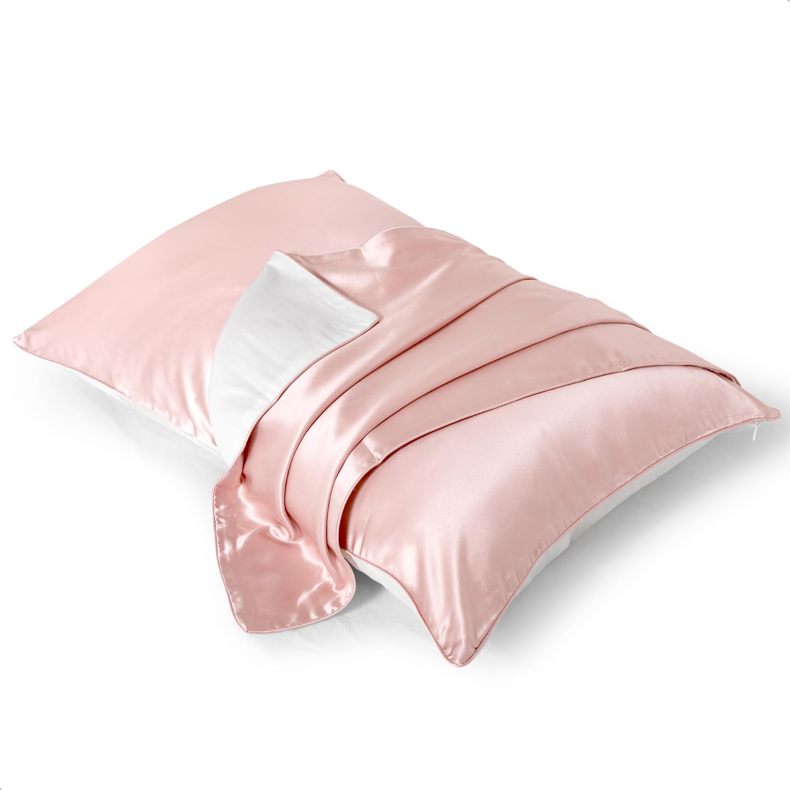 Amazon｜タンスのゲン シルク 枕カバー 43×63cm【ヒアルロン酸配合