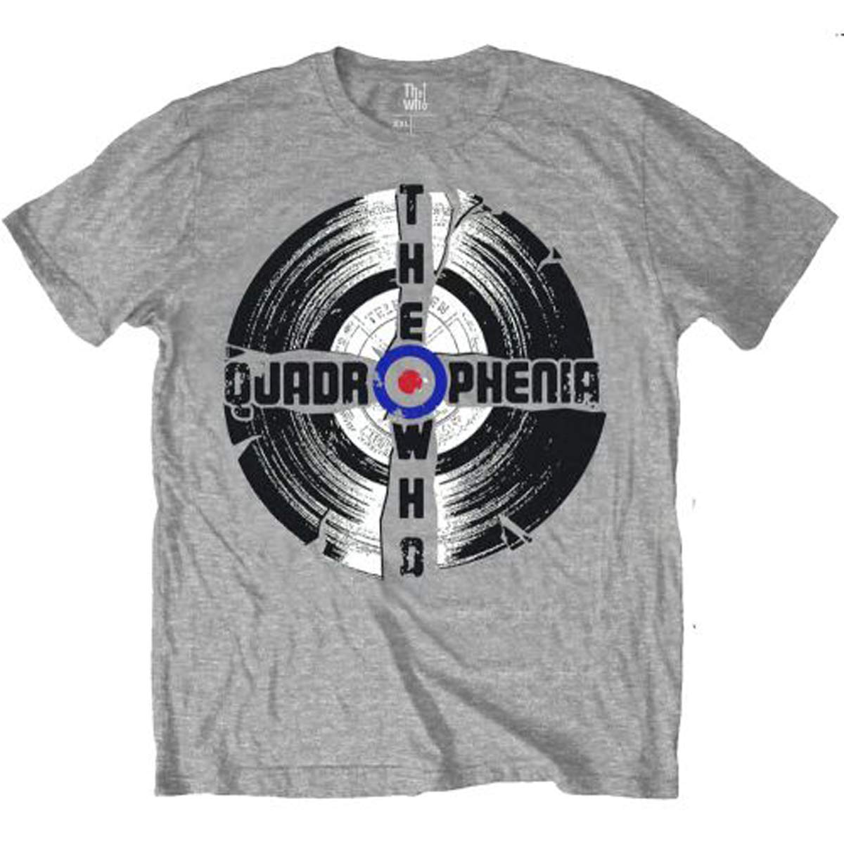 Rock Off Officially Licensed Products Men's Grey The Who Quadrophenia Official Tee T-Shirt Unisex (Medium)