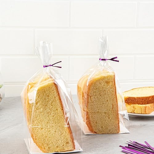 Vista 3 de Restaurantware Bag Tek - Lazos giratorios de 4 pulgadas para bolsas de golosinas, 500 lazos duraderos para bolsas de café, alambre de metal flexible