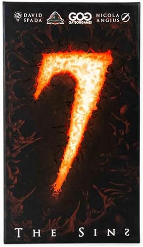 Giga Mech Games 7, The Sins A Competitive Card Game for 2-5 Players That Put Memory, Risk Evaluation Skills and Moral Integrity to The Test