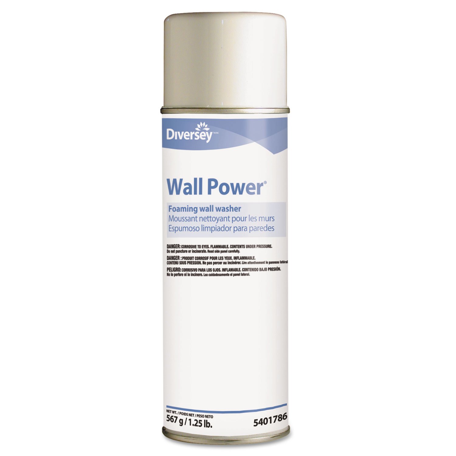 Wall Power Foaming Wall Washer, 20 oz Can, 12/Carton
