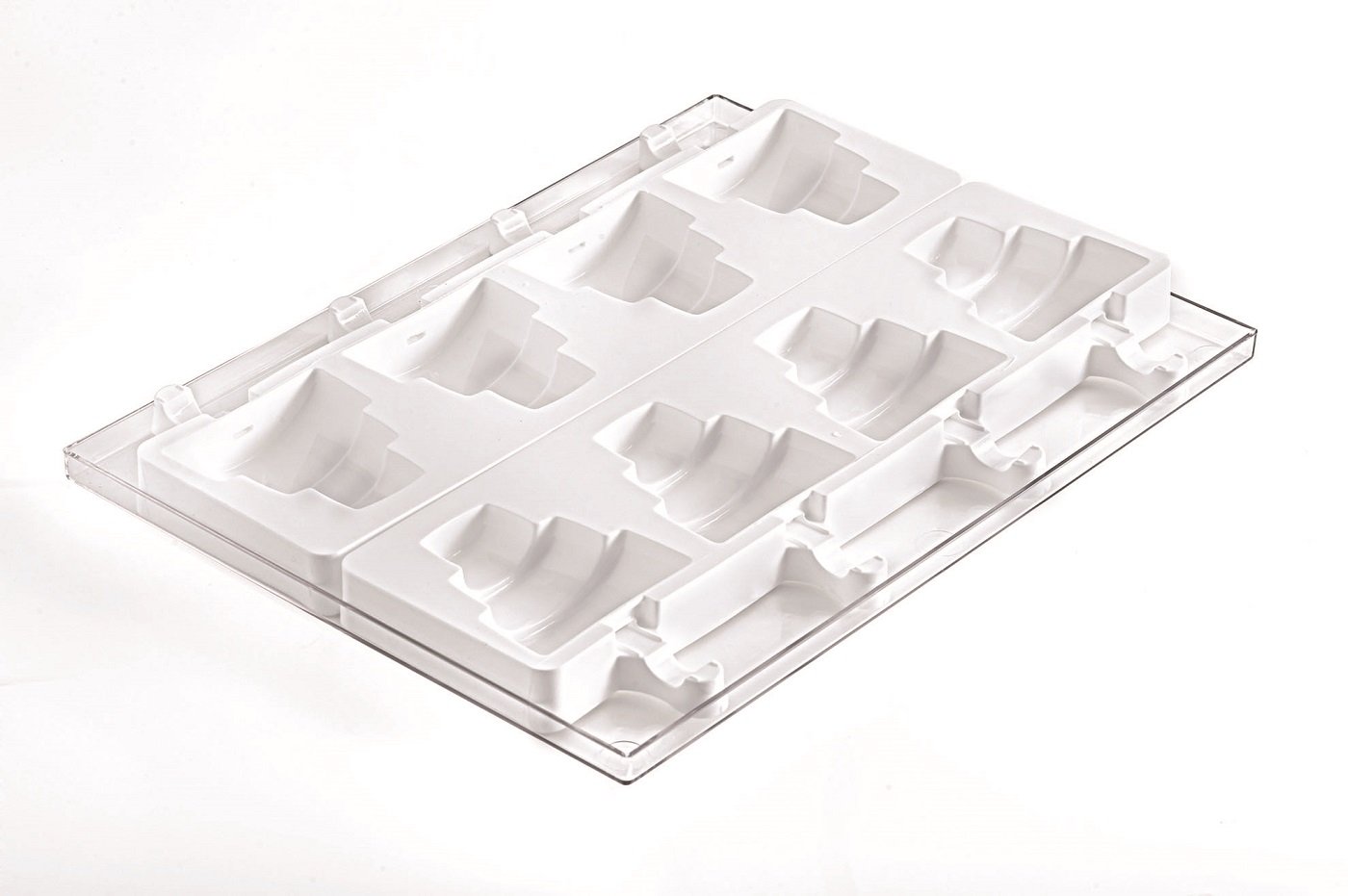 silikomart - Molde de silicona para tarta de boda sobre férula de helados, semifríos, San Valentín Gel 09 para boda