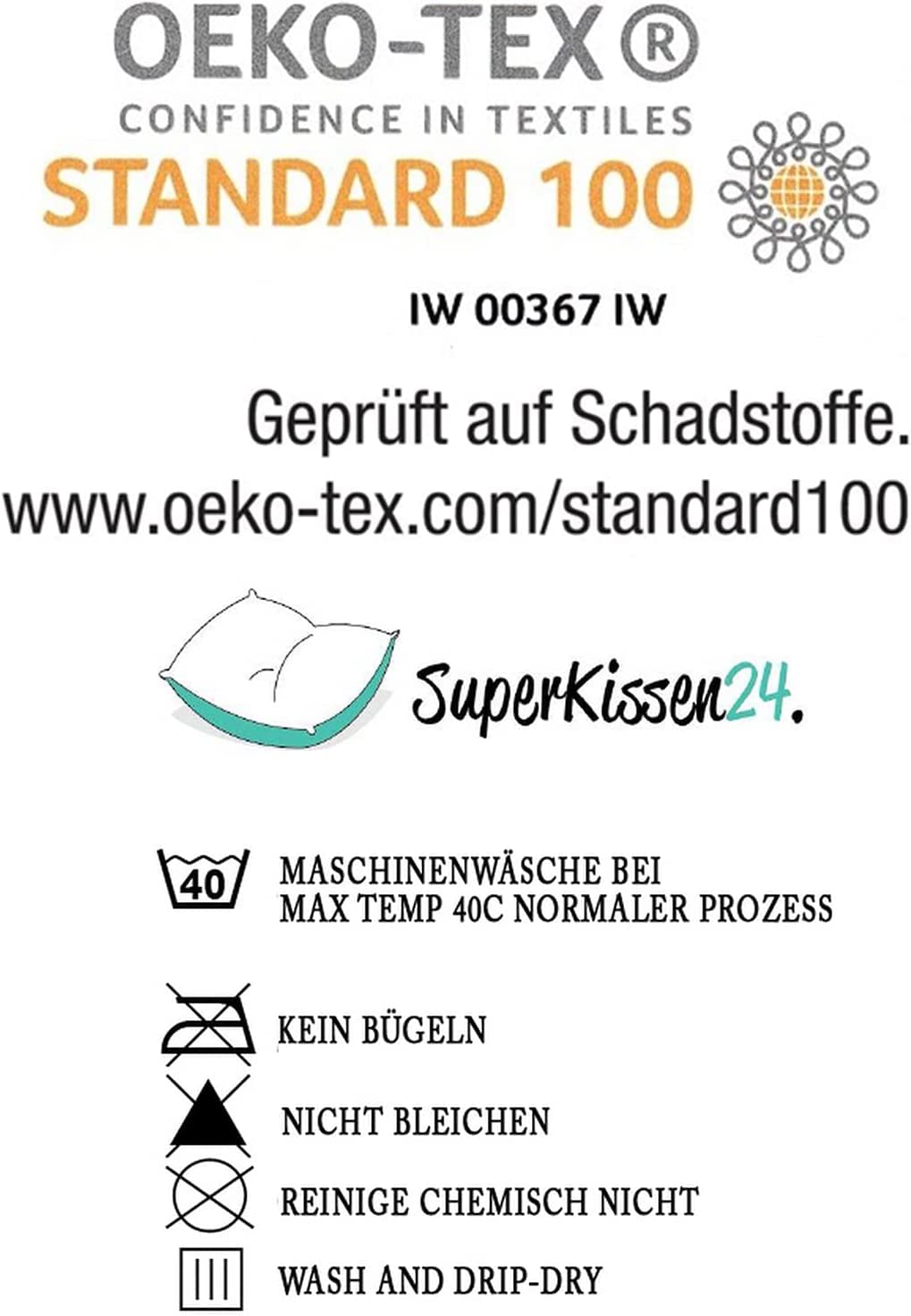 SuperKissen24. Set di 4 Cuscini per Sdraio 48x48x48 cm da Esterno ed Interno Resistente e Comodo per Sedie Reclinabili, Spiaggine e Poltrone da Giardino - Lino Nero