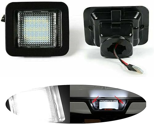 2 luces LED para matrícula, luces traseras compatibles con Ford F150 2015, 2016, 2017, 2018, 2019, 2020, 2021, Ford Raptor 2017 en adelante, 6000 K