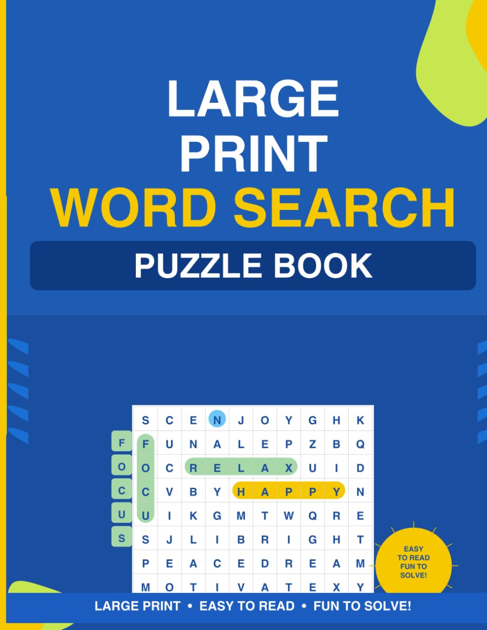Large Print Word Search Puzzle Book