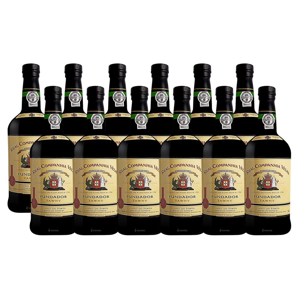 Vino de Oporto Real Companhia Velha Fundador - Vino Fortificado- 12 Botellas
