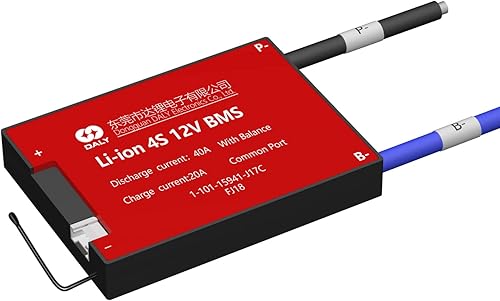 Miniatura 8 de DALY BMS Li-ion 4S 12V 20A con cable de equilibrio y sensor de temperatura para 18650 protección de carga y descarga de batería nominal de 3.7 V