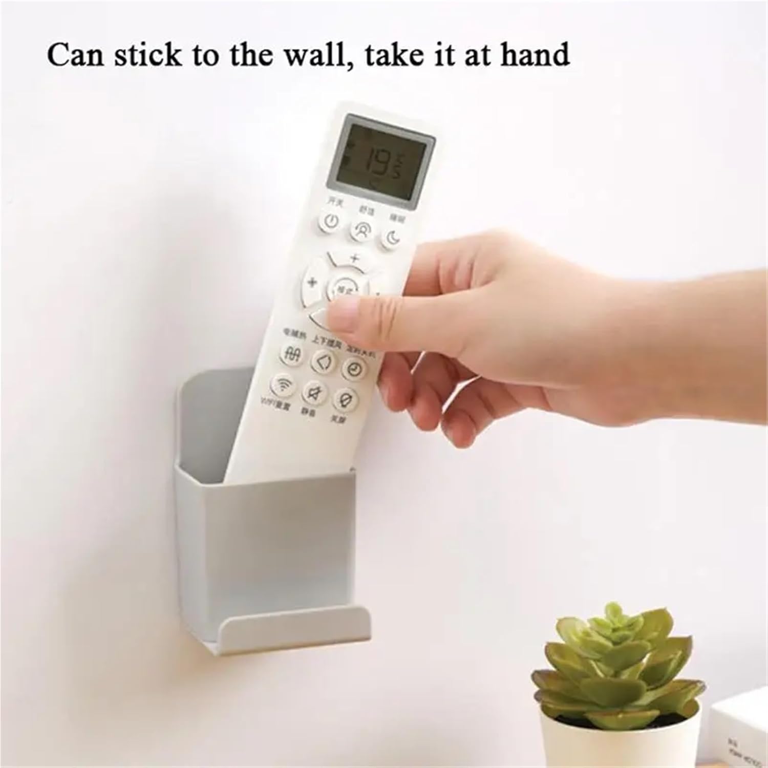 6pcs Storage Rack Room Organizer Wall Shelf Key Sundries No Punching Multi-Function Classic(White S)