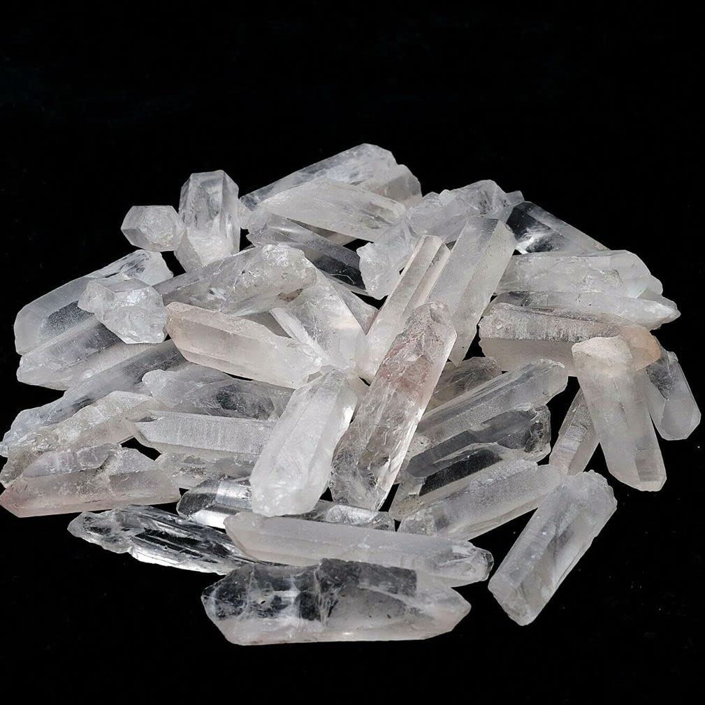Decoración for el hogar de , 50g/100g/300g, piedra de cristal curativo transparente, cuarzo blanco, punto de cristal de cuarzo, regalos , cristal Natural decoración de la habitación ( Size : 300g )