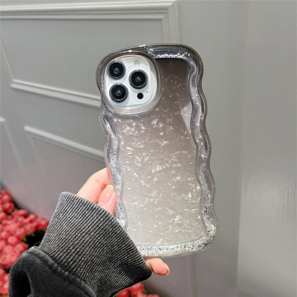 Coque pour iPhone 12 Pro Wave Edge silicone liquide T3 - 7