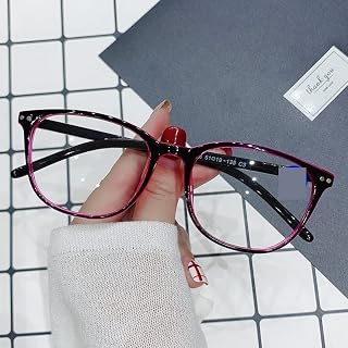 Stylish TR90 Frame Blue Light Blocking Reading Glasses, Anti Eyestrain Computer Readers, Gaming/TV Glasses (Color : Black-Pink, Size : +100)