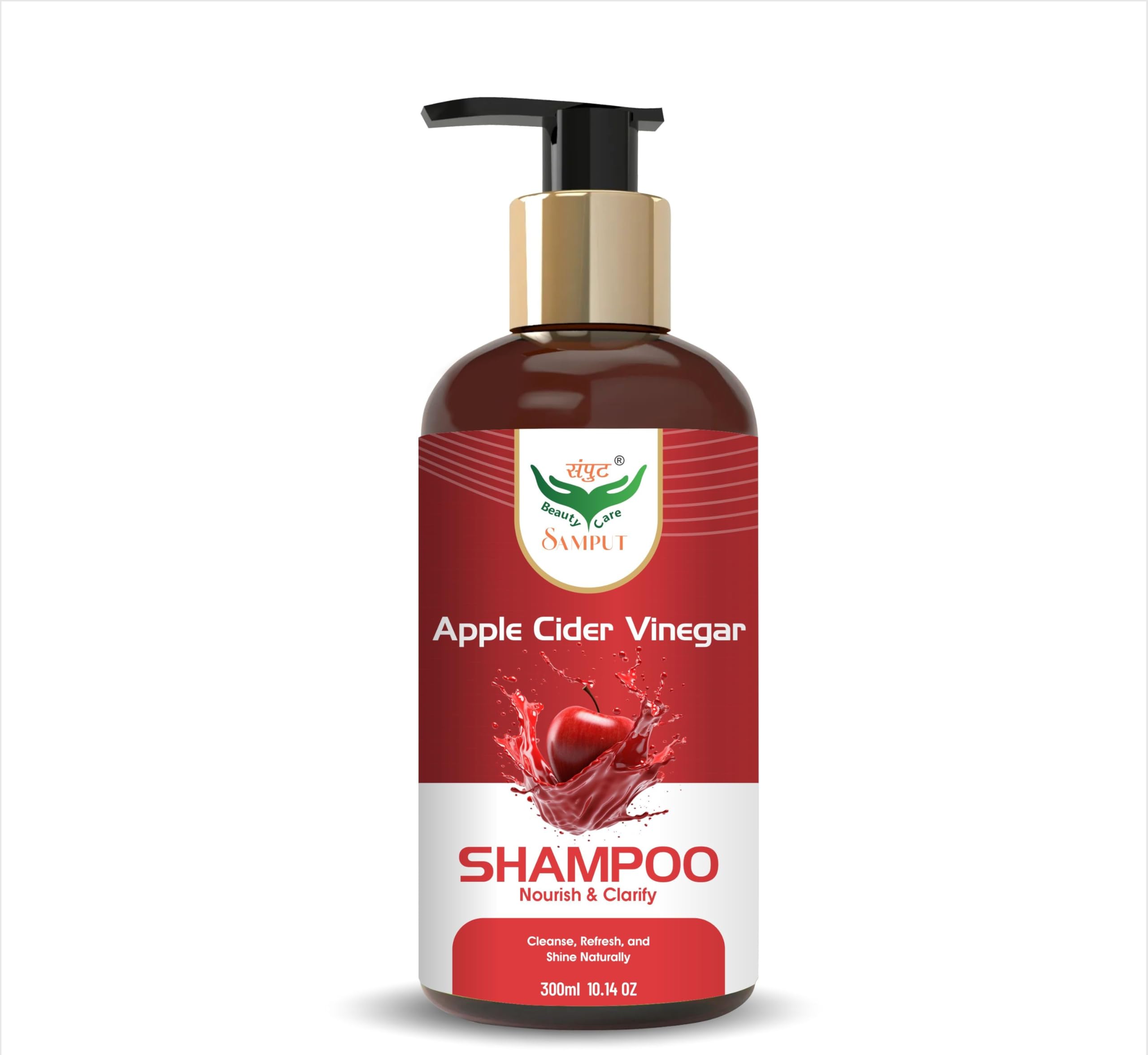 Sampoot Applecidervinegar Natural Soft Smooth Clarify & Shine Hair Natural Dandruff Control Eco-friendly Nourishing Shampoo | For Men | Women | Boys & Girls (300)-image-28