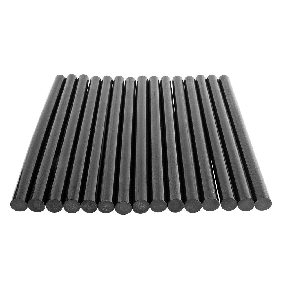 Cartucce universali per colla a caldo | stick di colla a caldo per grandi pistole | stick di colla a caldo | Ø 11 mm | lunghezza 20 cm | 50 pezzi | nero