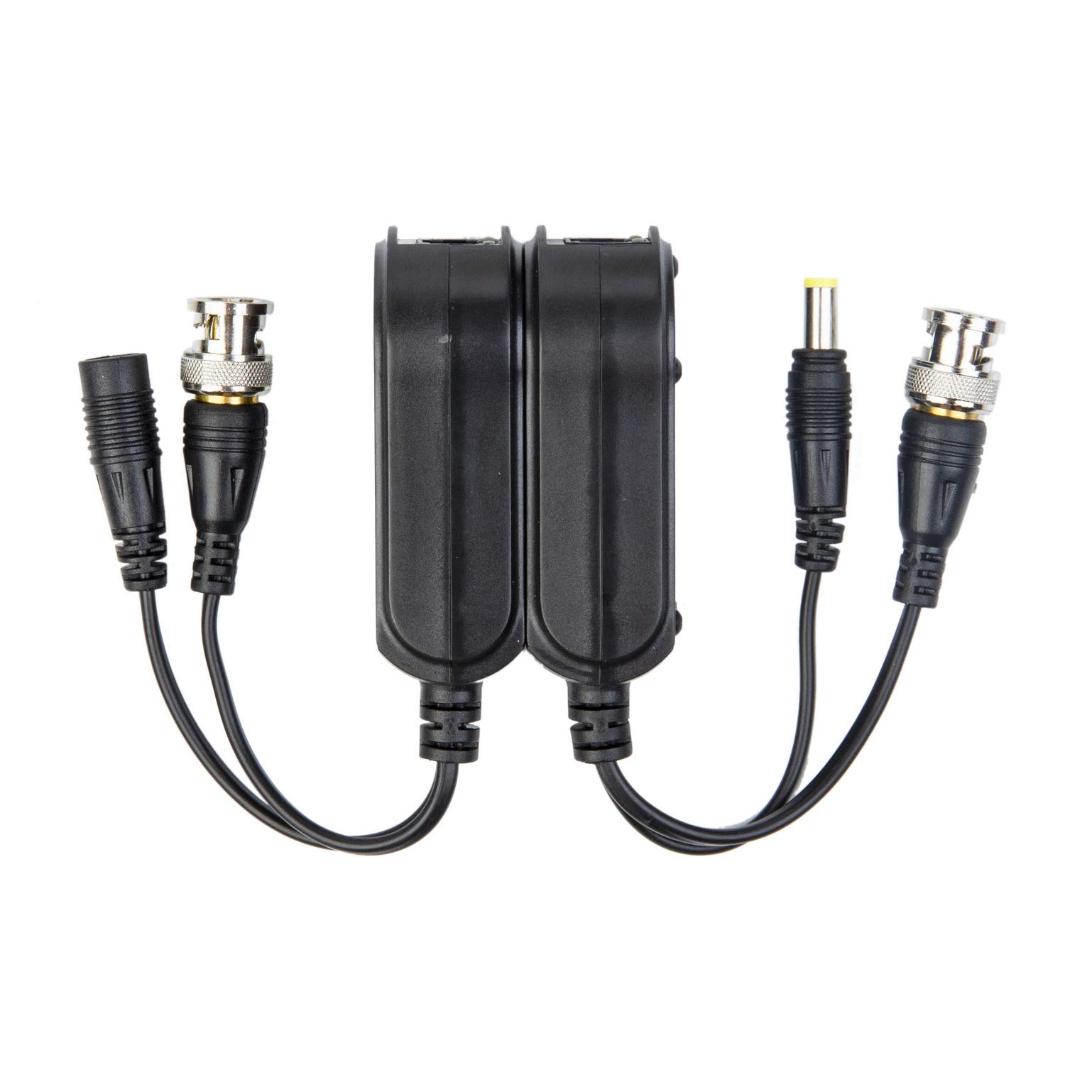 ANHAN Passive Video Balun With Power BNC To RJ45 Adapter Cat5 - Main Image