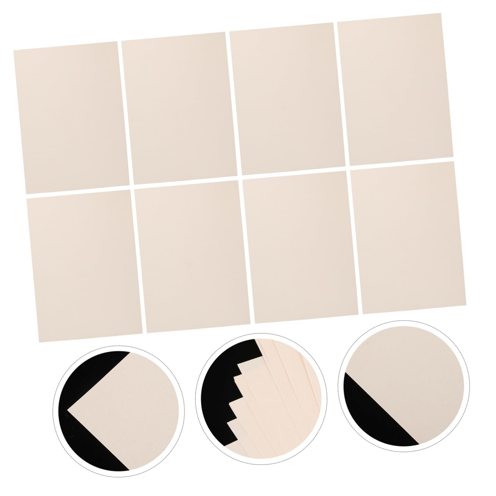 Carta Beige Fogli Termico per 100 Trasferimento Sublimazione | Stampa Immagini, Testi e Foto, per T-shirt e Tessuti, Formato Foglio per Personalizzare