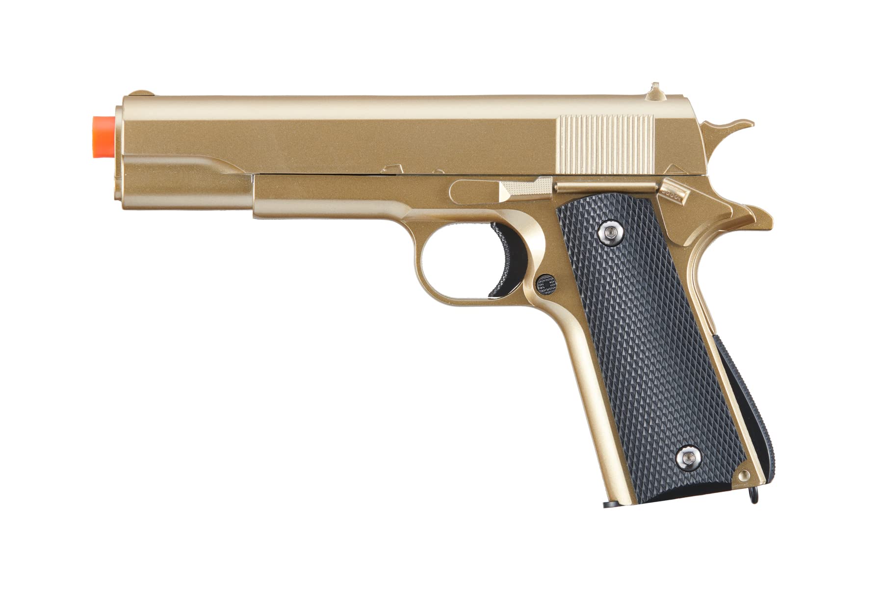 GoldenBall 330 FPS Airsoft 1911 Steel Spring Powered Gold Airsoft Pistol