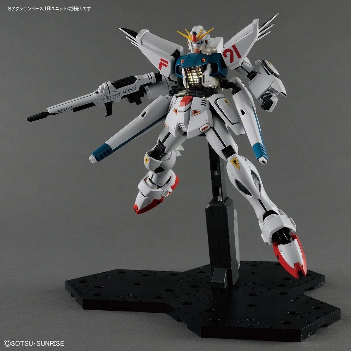 MG Mobile Suit Gundam F91 Gundam F91 Ver.2.0 Scala 1:100 Modello in plastica codificata a colori