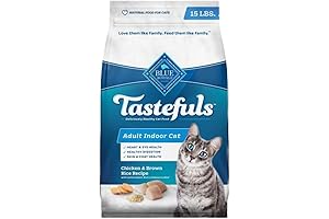 Tastefuls 15lb Bag for Felines: Health at Paw's Reach!