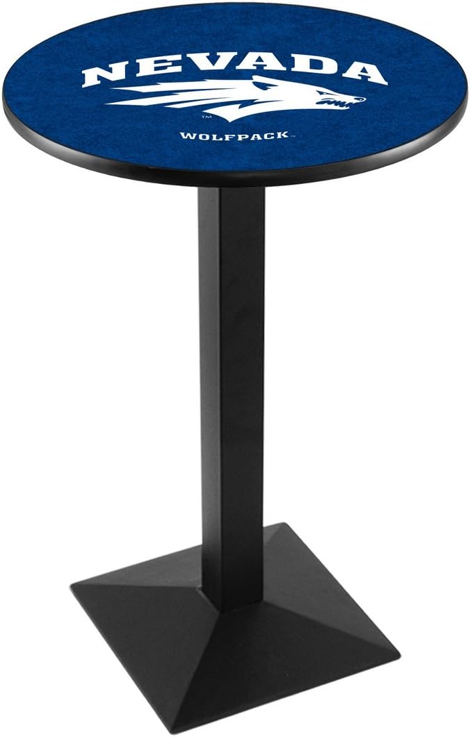 HBS L217-42" Black Wrinkle Nevada Pub Table by Holland Bar Stool Co.