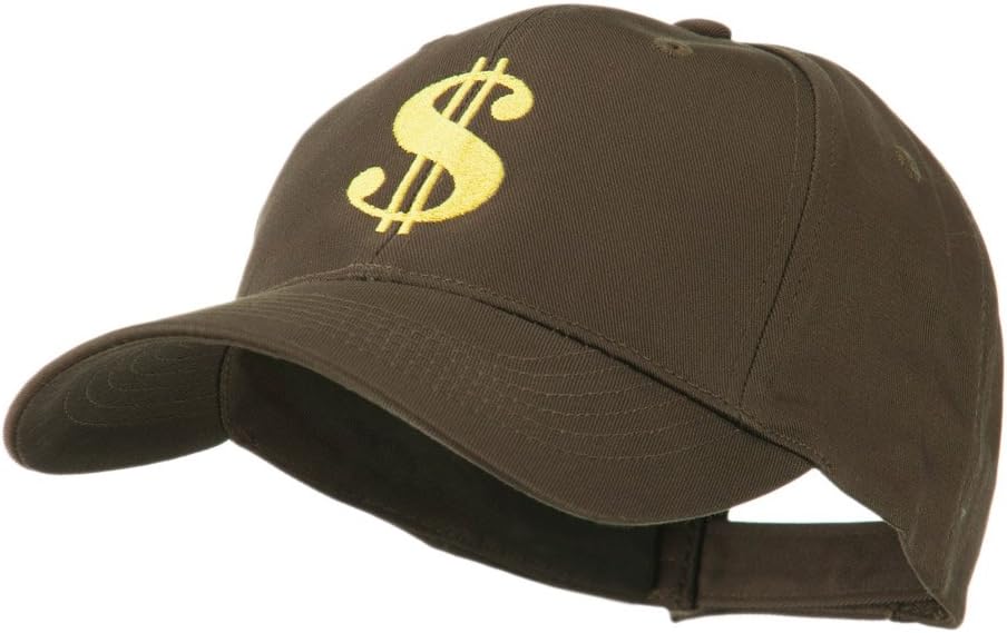 e4Hats.com Dollar Sign Logo Embroidered Cap
