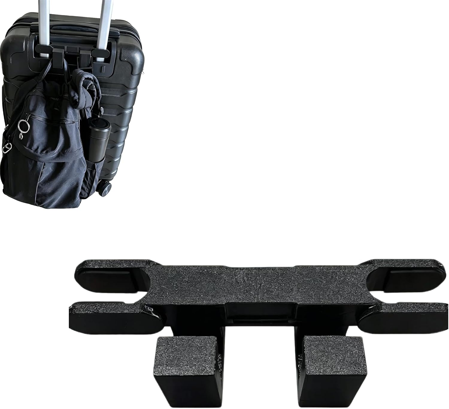Luggage Hook for Suitcase Handle, Hands Free Travel Bag Holder Accessory
