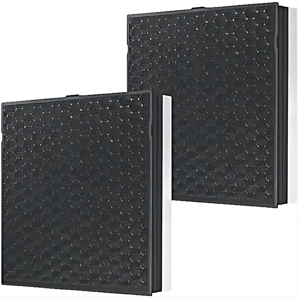 Set di 2 filtri per purificatore d'aria CFX-C100/EU, HEPA/carbone attivo, nero, compatibile con Samsung AX90R7080WD/EU purificatore d'aria