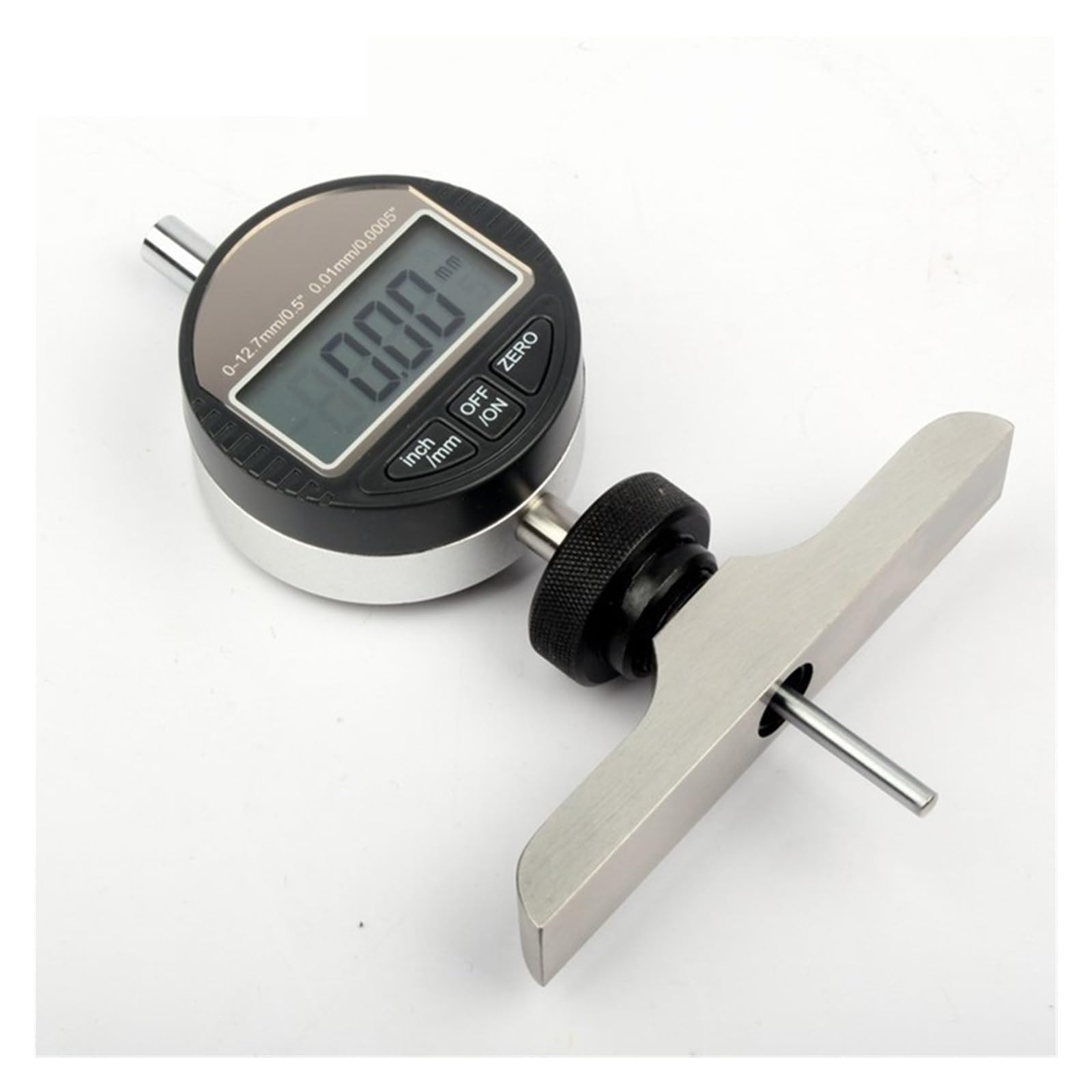 Mikrometr, cyfrowy miernik głębokości 12,7 mm/25,4 mm, elektroniczny miernik głębokości, miernik głębokości mikrometru 0-30 mm, sonda z okrągłą końcówką, 0-25,4 mm-1