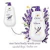 Dove Body Wash with Pump Relax Lavender Oil & Chamomile For 24hr Lotion-Soft Skin Moisturizing Skin Cleanser with No Sulfates No Parabens 30.6 Oz