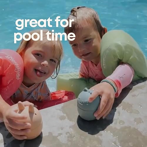 Miniatura 8 de Juguetes de baño de silicona: juego de cinco animales plegables, aptos para lavavajillas, silicona de grado alimenticio, bonitos juguetes de piscina