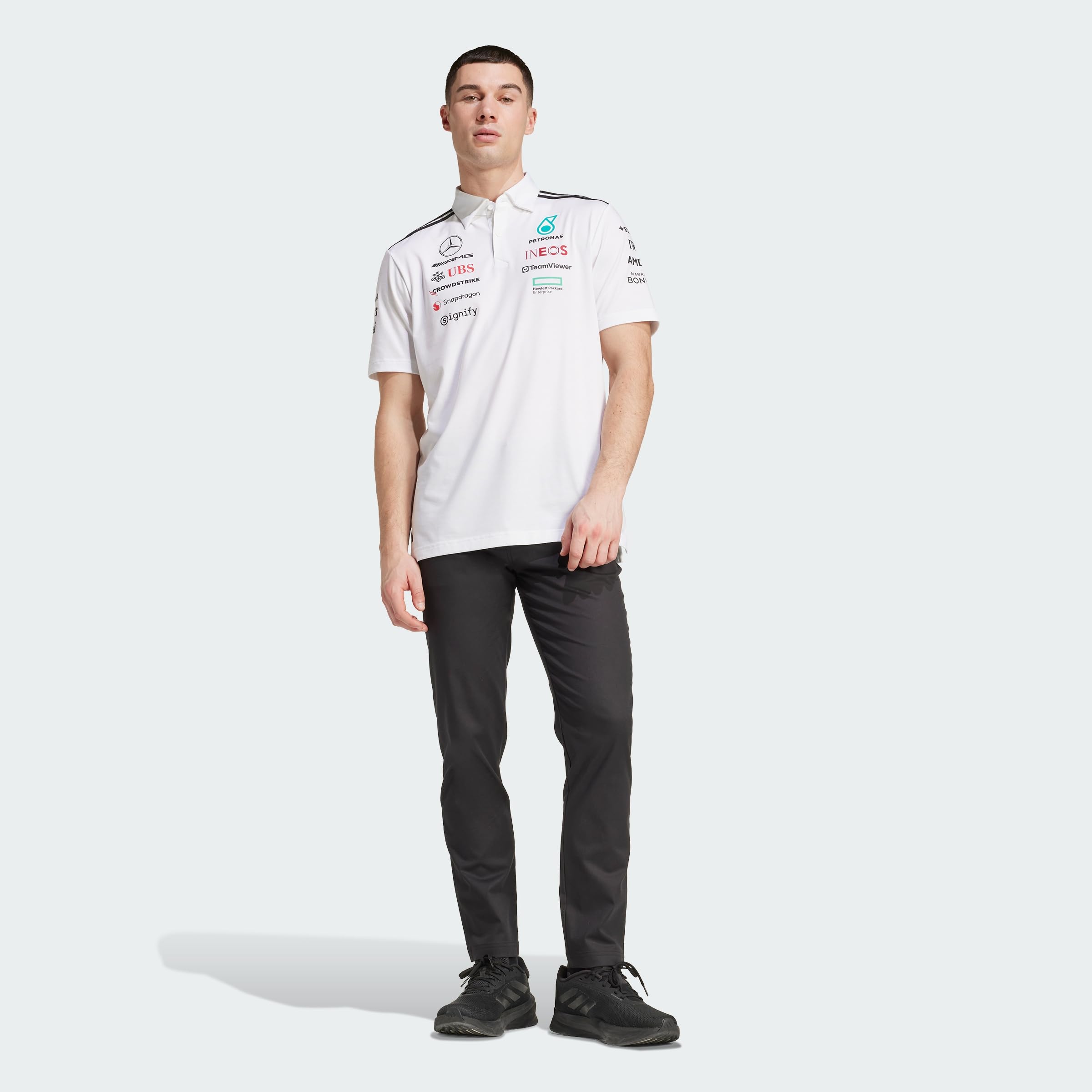 Adidas Hombre Mercedes - AMG Petronas Formula One Team Team Polo White Men