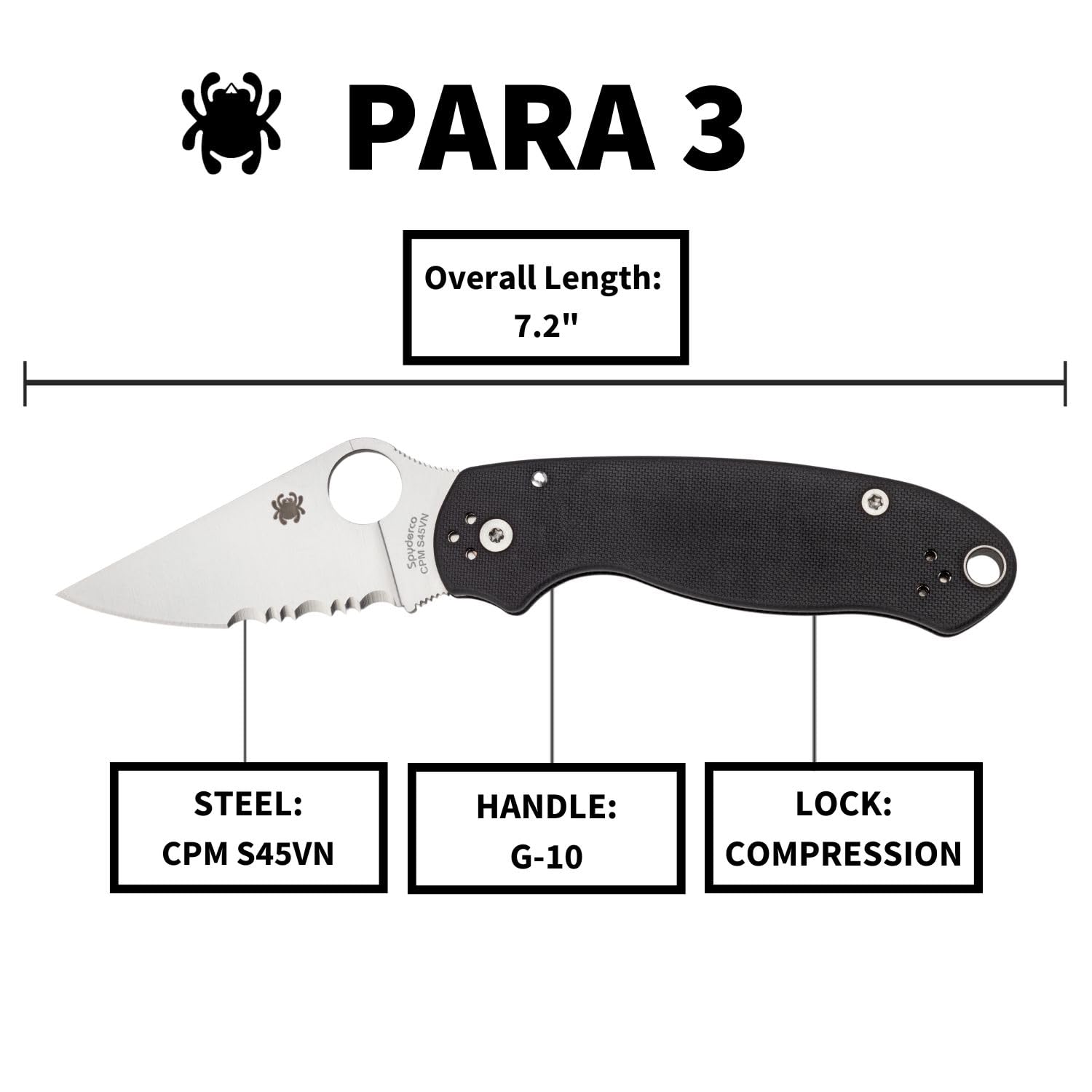 折りたたみナイフ　S30V Amazon.co.jp: Spyderco Lil' Native 折りたたみナイフ ブラック