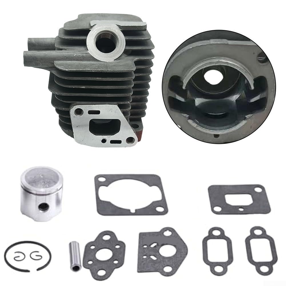 Juego de pistón de cilindro para Echo Gt-225-225 Pas-225 sustituye a A130000540 P021051050 Juego de reparación de motor con juntas para piezas de recortadora de hilo