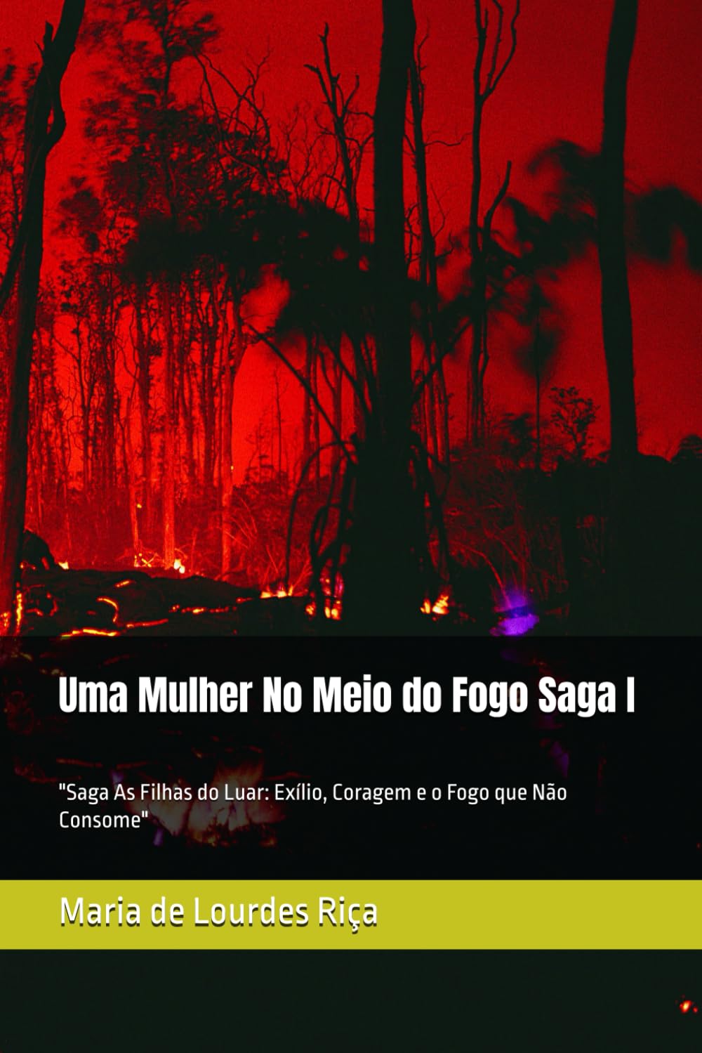 Uma Mulher No Meio do Fogo Saga I: "Saga As Filhas do Luar: Exílio, Coragem e o Fogo que Não Consome"