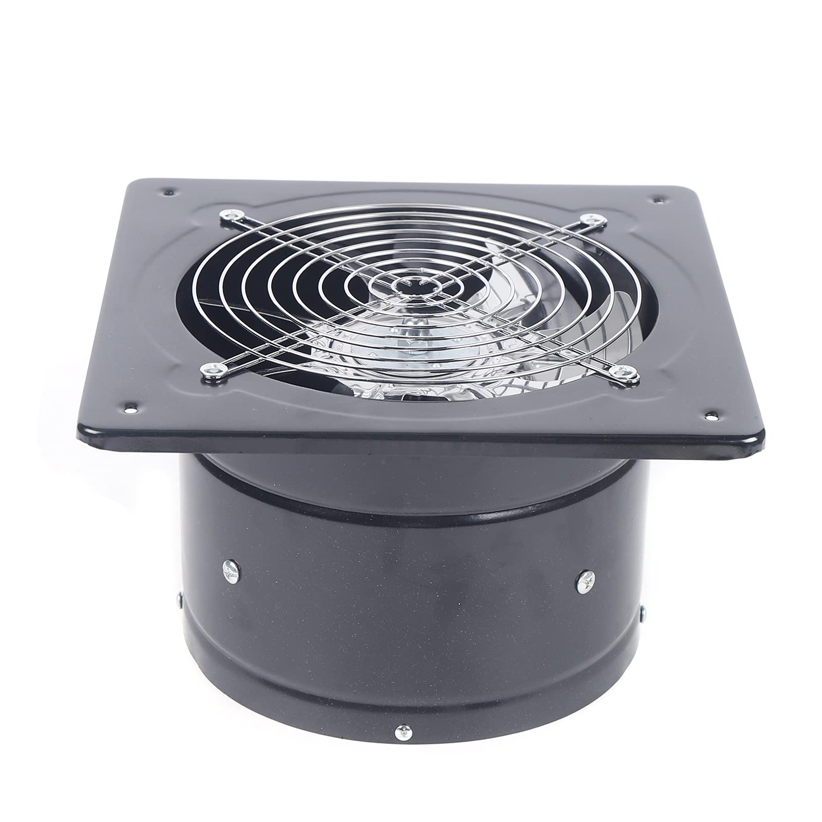 Ventilador extractor de aire de 80 W, ventilador axial de 1250 ㎡/h, ventilador de cocina, ventilador de metal, montaje en pared, para casa, garaje, baño, ventilación industrial