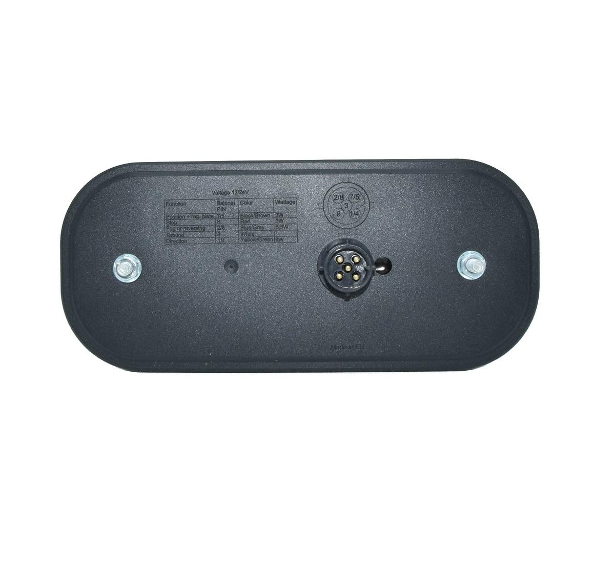 Fristom FT-230 LED-Rückleuchte Links & rechts 12V/24V 5-pol. Bajonett, KZL RFS NSL PKW-Anhänger LKW Rücklicht