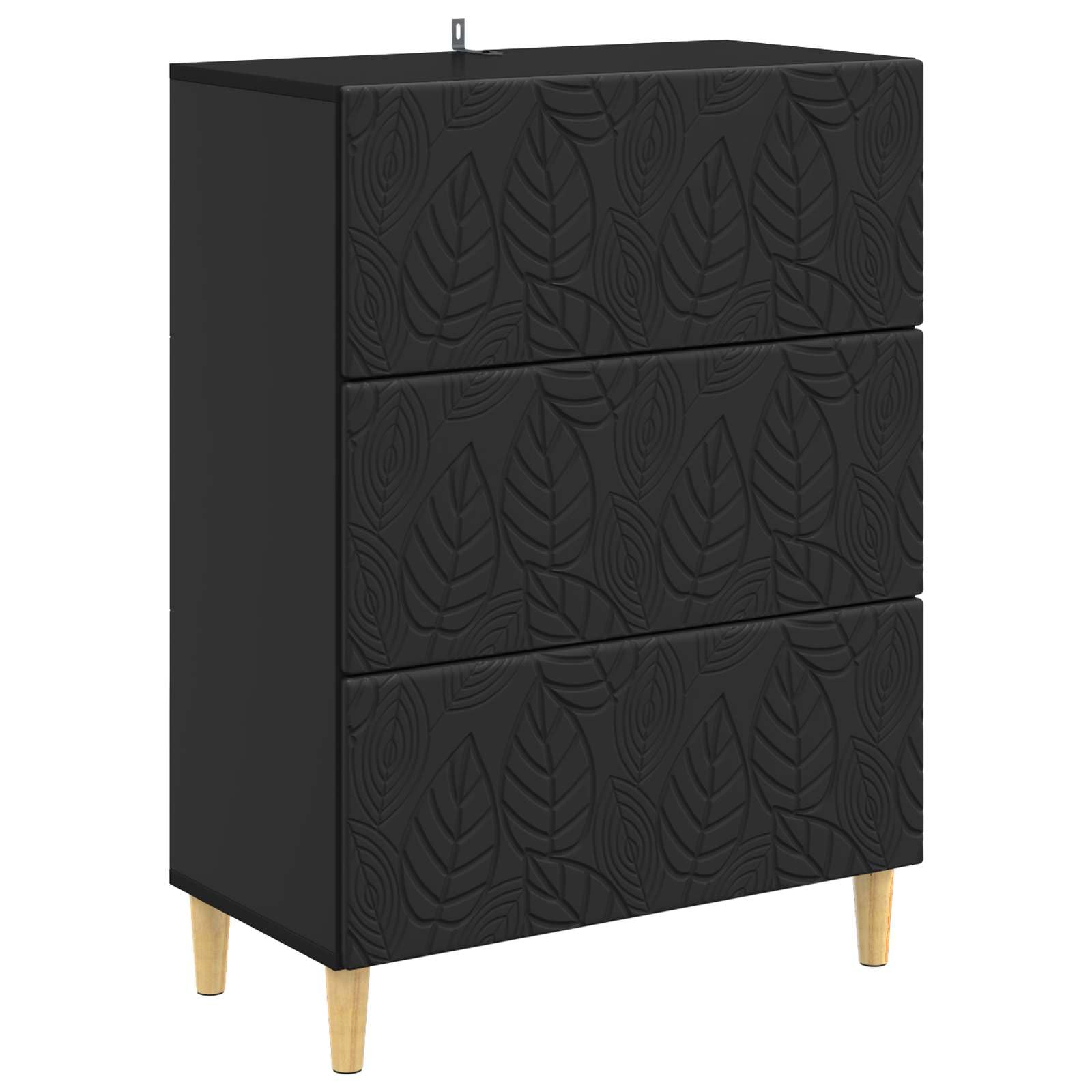 Armario con cajones negro vintage para transformar el ambiente de tu salón y pasillo