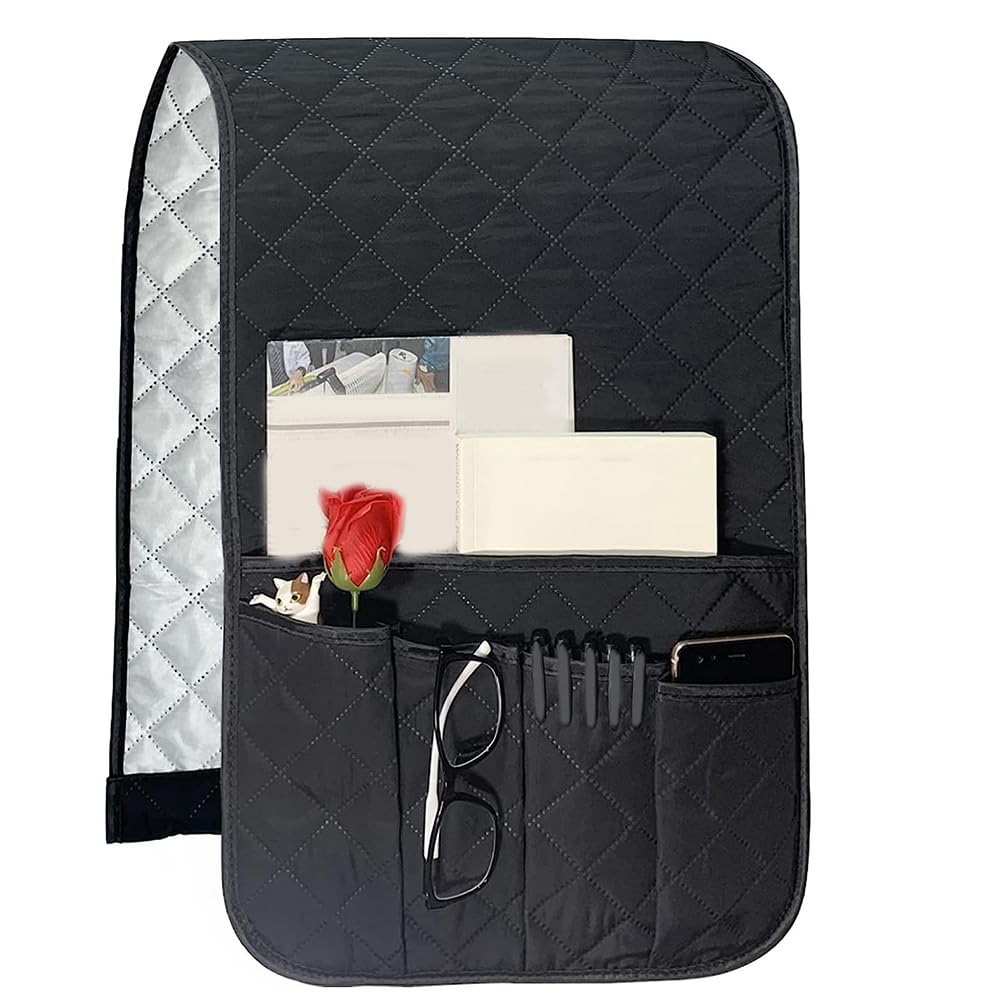 Ginobili Sofa Remote Control Holder Non-Slip Armchair Holders for Couch Recliner with 5 Pockets for Book Etc - Image 3