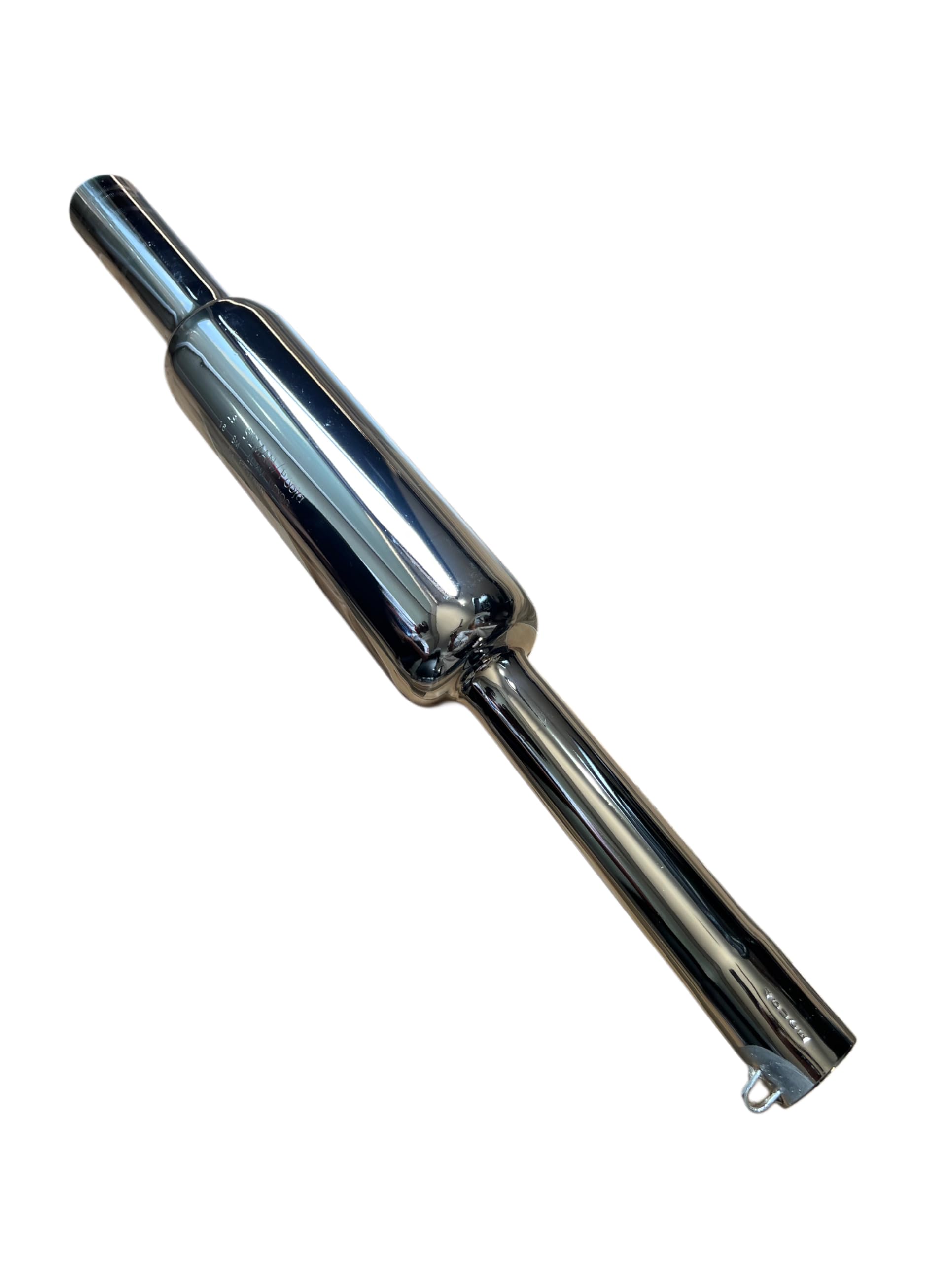 SILMAN Long Bullet Silencer for Motorcycles - UCE Model (7" x 2.25") Chrome Finish - Without Filter for Bullet Bikes-image-16
