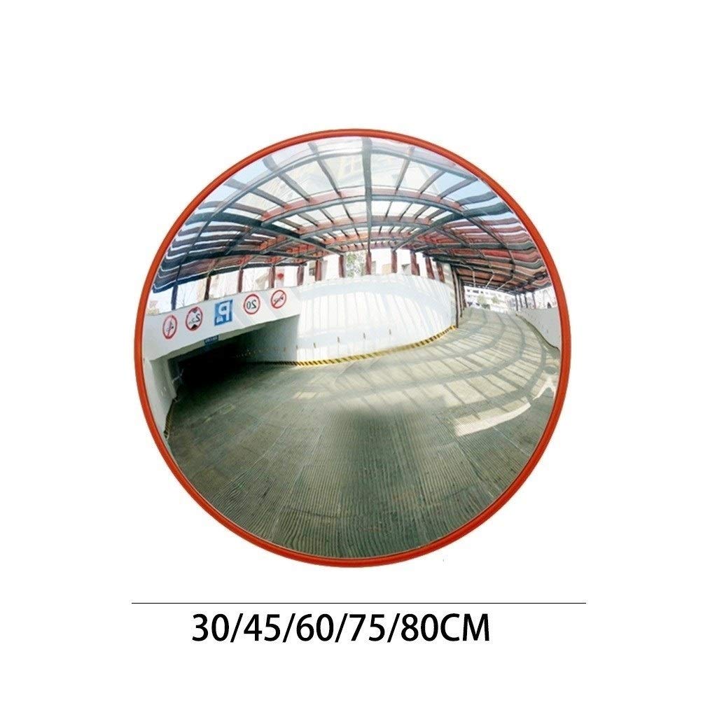 Specchio convesso Seminterrato Garage Specchio convesso di sicurezza Supermercato Centro commerciale Specchio antifurto Specchio per traffico esterno (75 cm)