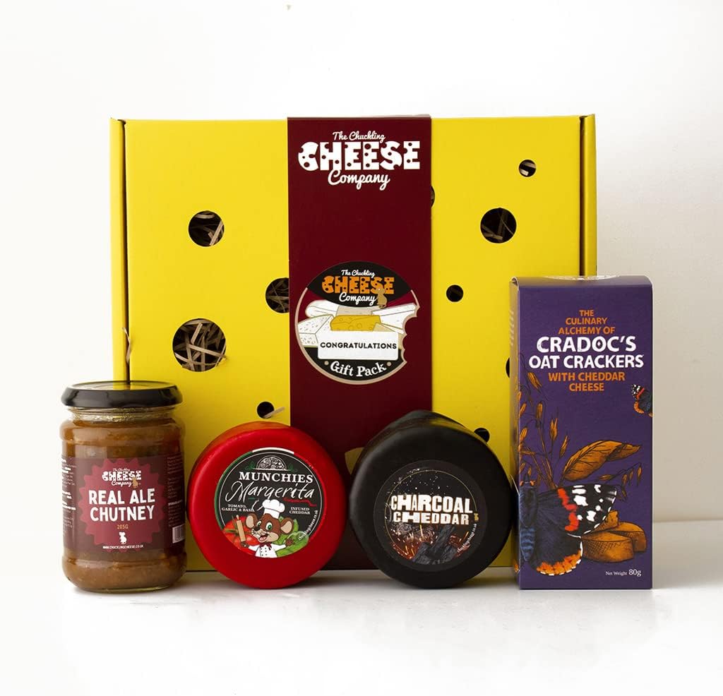 Congratulations Well Done Celebration Cheese Gift Box. The Ultimate Unusual Gifts to Say Well